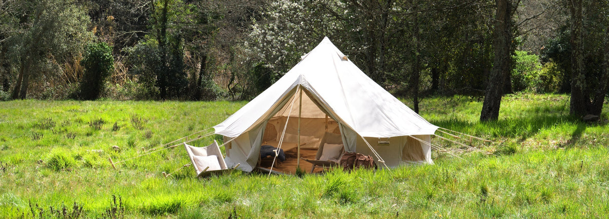 Asgard ECO glampingtelt af hamp og bomuld