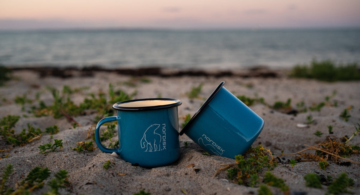 Madam Blå kaffekande i emalje