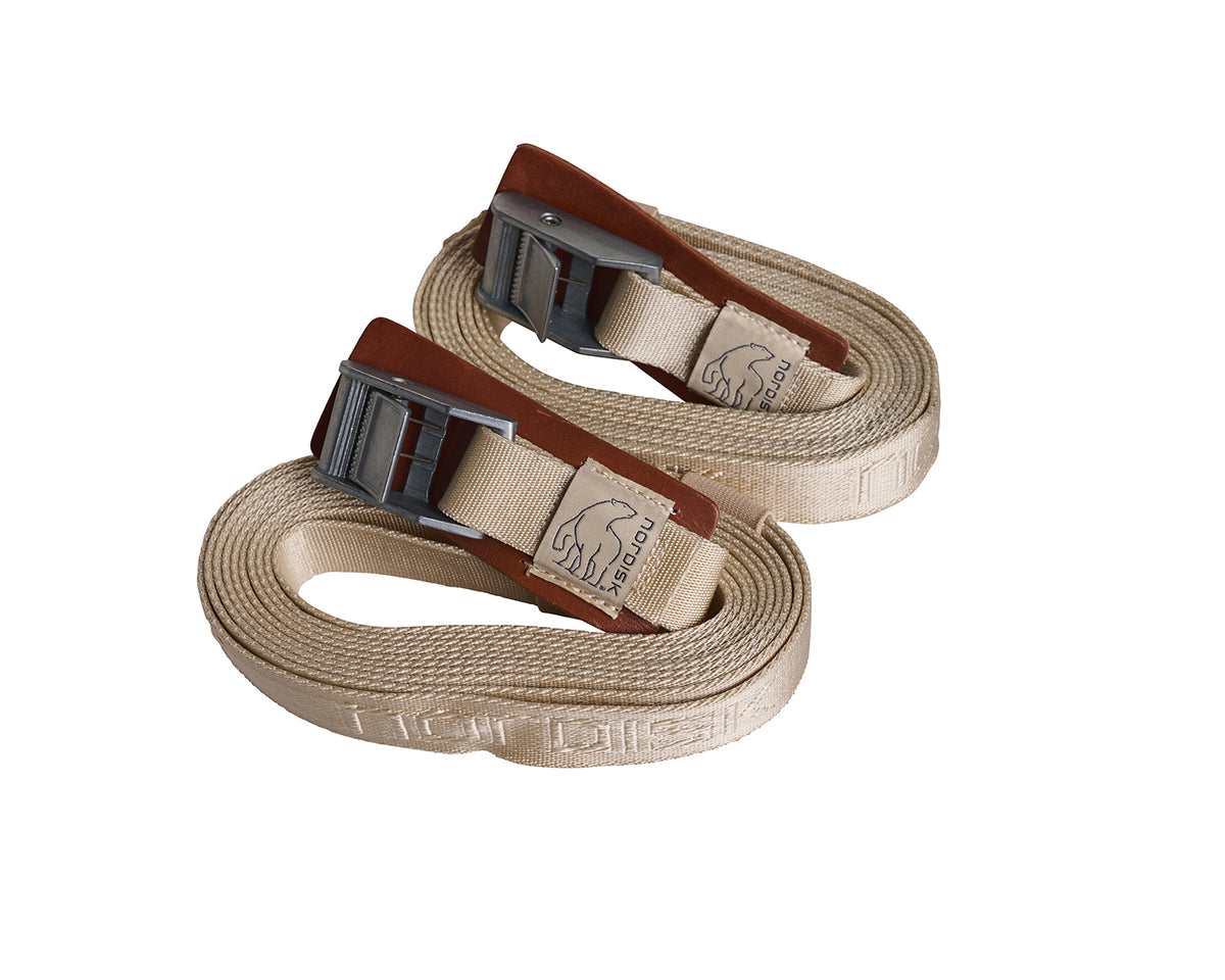 Webbing Straps (2 pcs) | 2.5cm x 350cm - Sandshell
