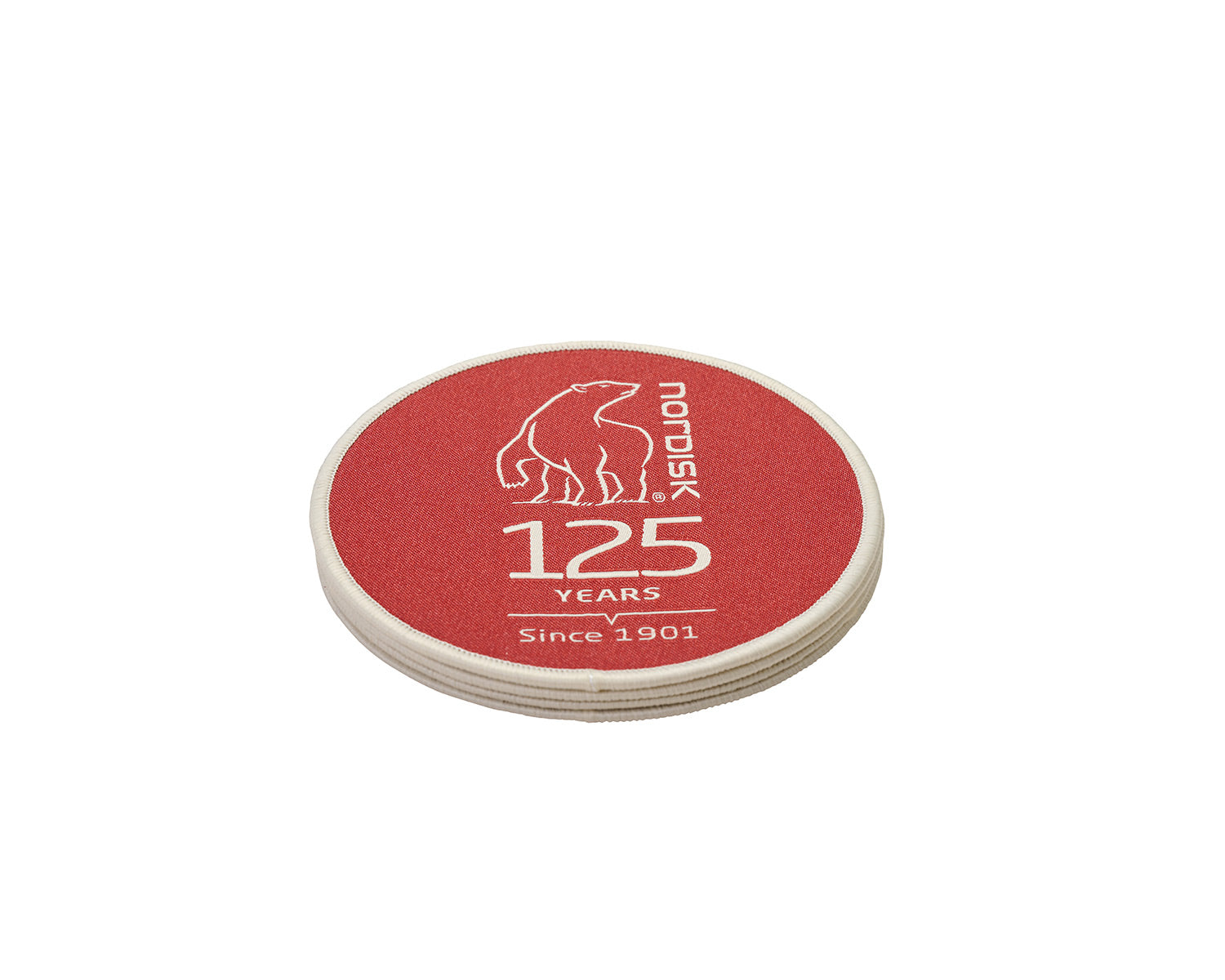 125 Års Glasbrikker (4 stk.) - Red Ochre
