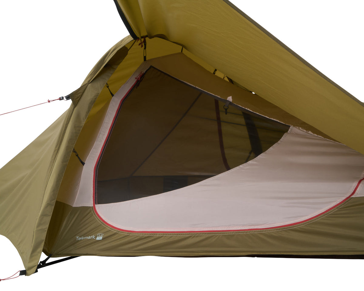 Telemark 2.2 PU Tent - 2 person | Dark Olive Green