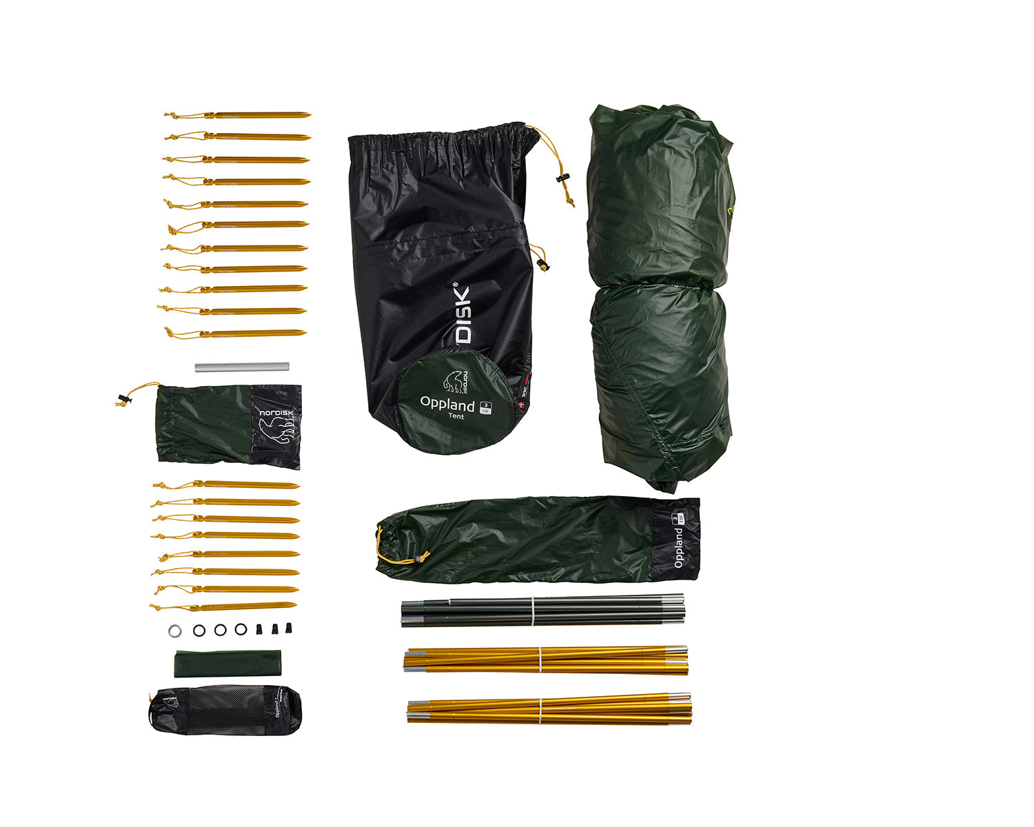 Oppland 2 LW (2.0) Tent - Black Forest Green