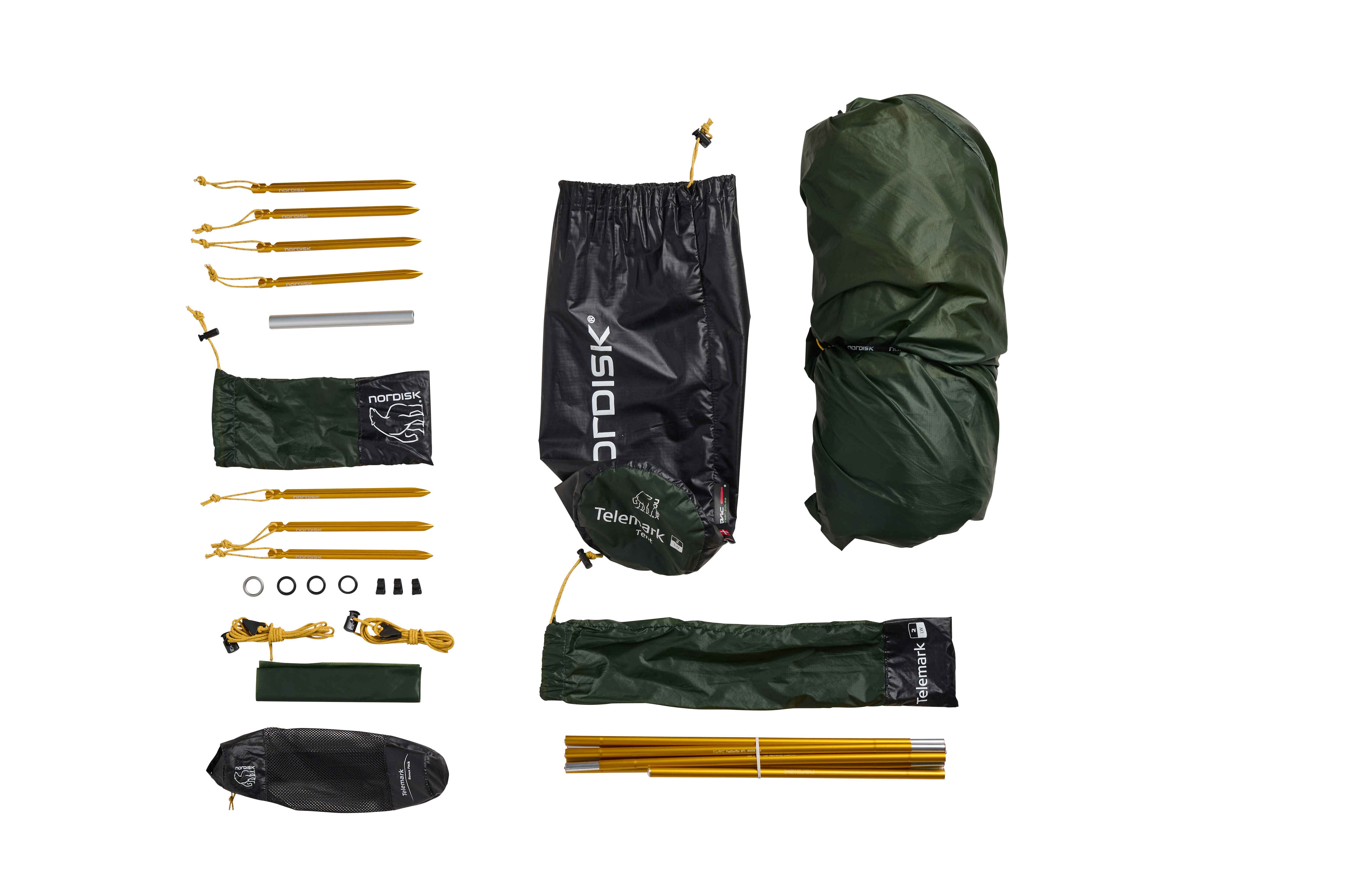 Telemark 2 LW Telt - 2 personer | Forest Green