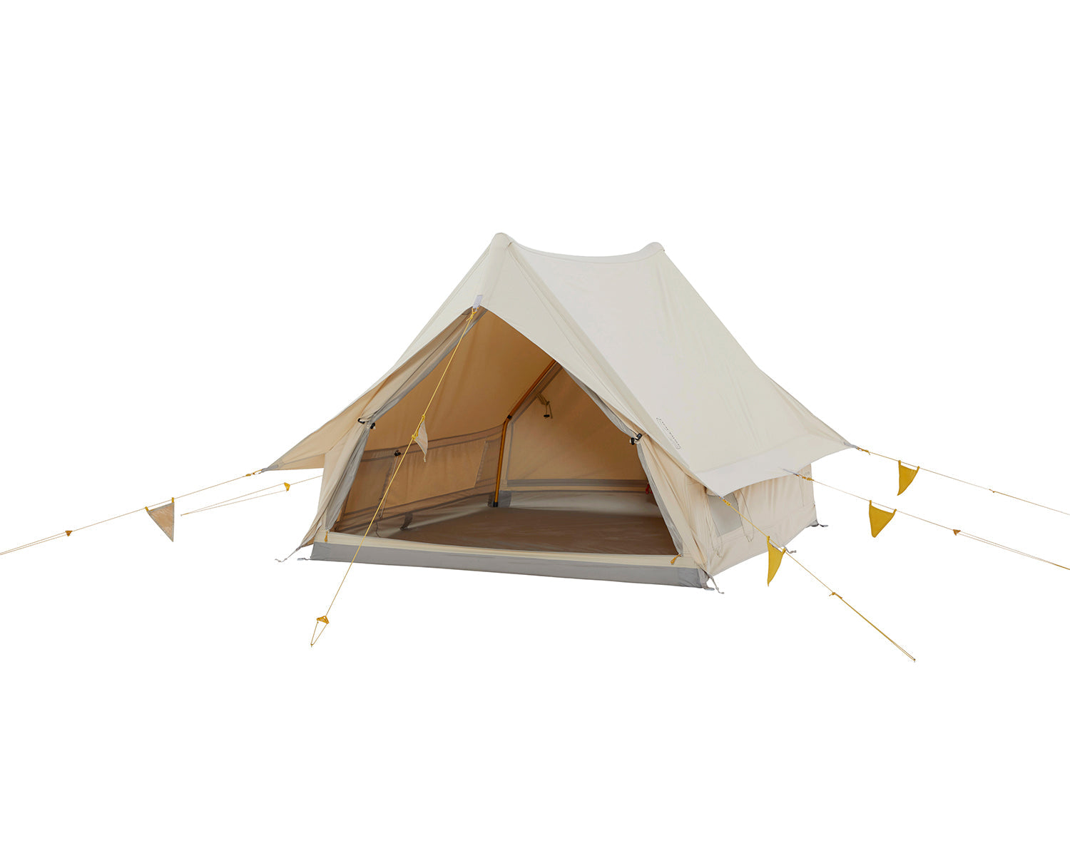 Ydun Tech Mini Glamping Tent Incl. Colour Pack - 2 personer | Mustard Yellow
