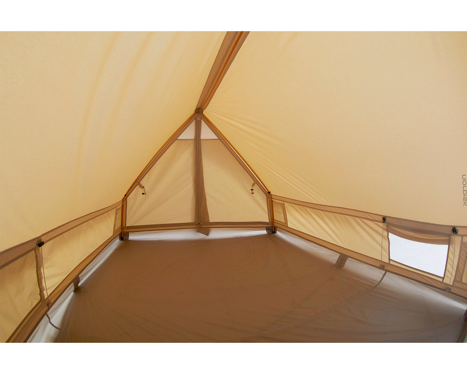 Ydun Tech Mini Glamping Tent Incl. Colour Pack - 2 personer | Mustard Yellow