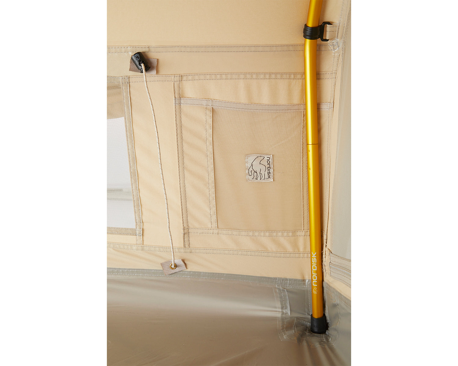 Ydun Tech Mini Glamping Tent Incl. Colour Pack - 2 personer | Mustard Yellow