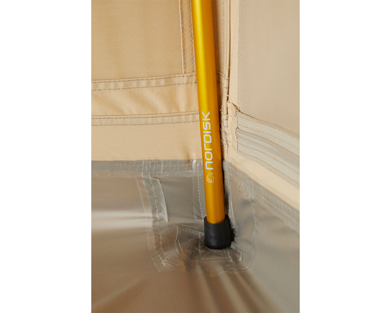 Ydun Tech Mini Glamping Tent Incl. Colour Pack - 2 personer | Mustard Yellow