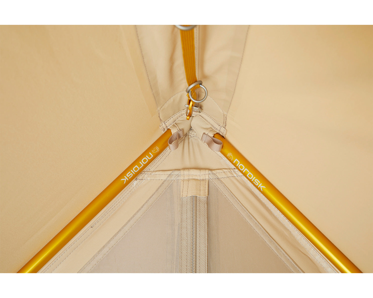 Ydun Tech Mini Glamping Tent Incl. Colour Pack - 2 personer | Mustard Yellow