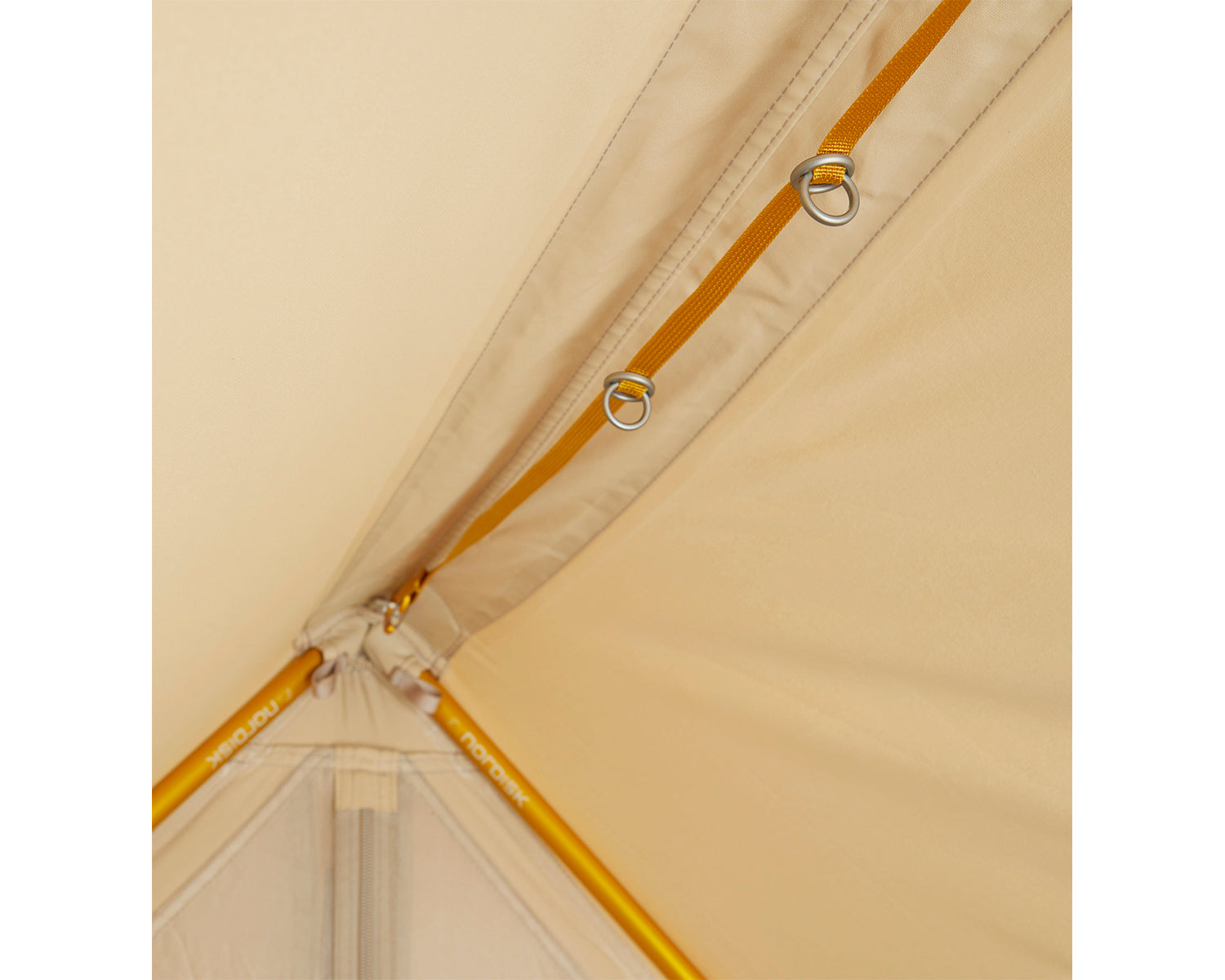 Ydun Tech Mini Glamping Tent Incl. Colour Pack - 2 personer | Mustard Yellow