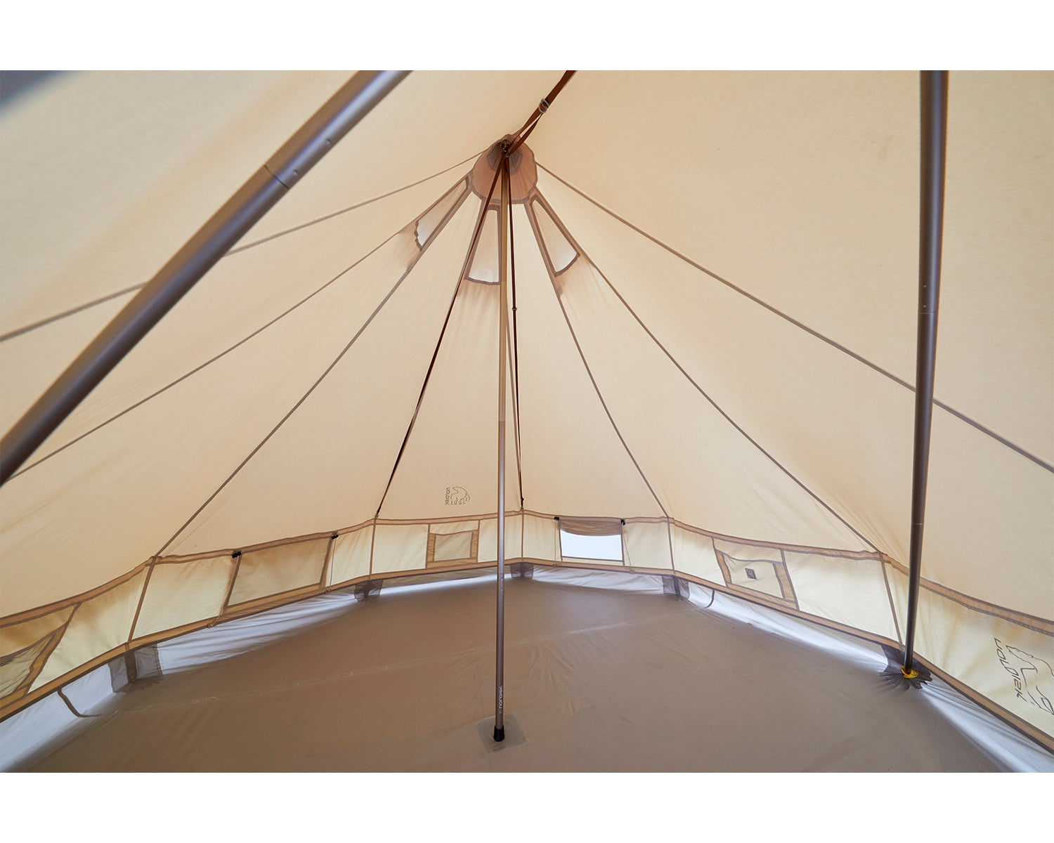 Asgard Tech Mini Glamping Tent Incl. Colour Pack - 2 personer | Dachshund Chocolate