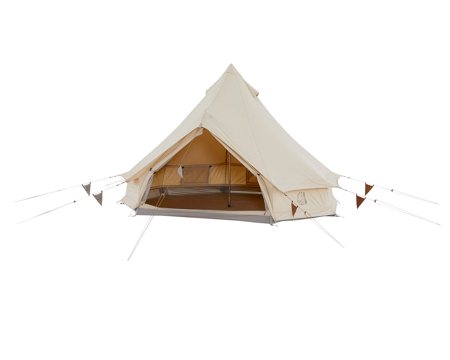 Asgard Tech Mini Glamping Tent Incl. Colour Pack - 2 personer | Dachshund Chocolate