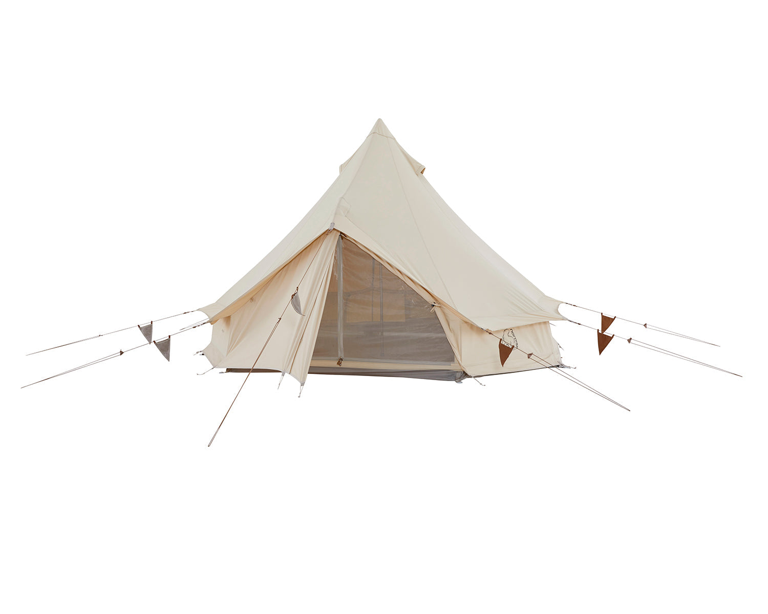 Asgard Tech Mini Glamping Tent Incl. Colour Pack - 2 personer | Dachshund Chocolate
