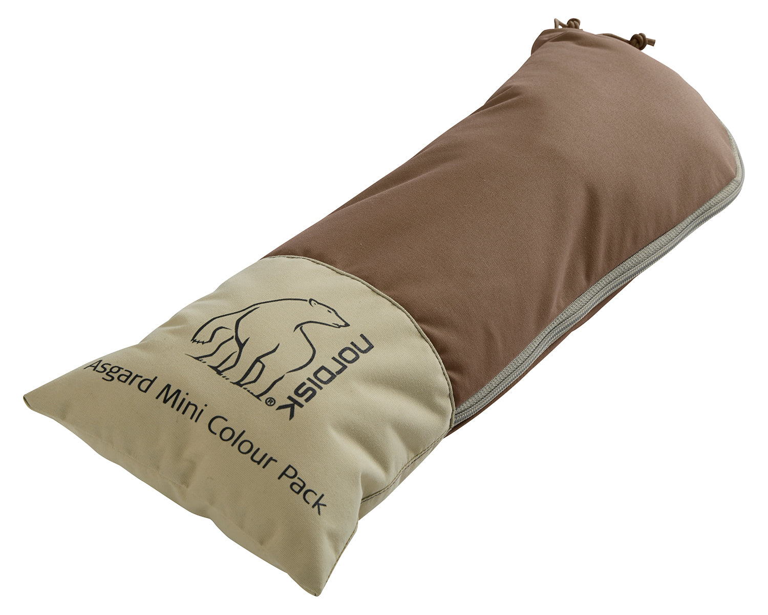 Asgard Tech Mini Glamping Tent Incl. Colour Pack - 2 personer | Dachshund Chocolate