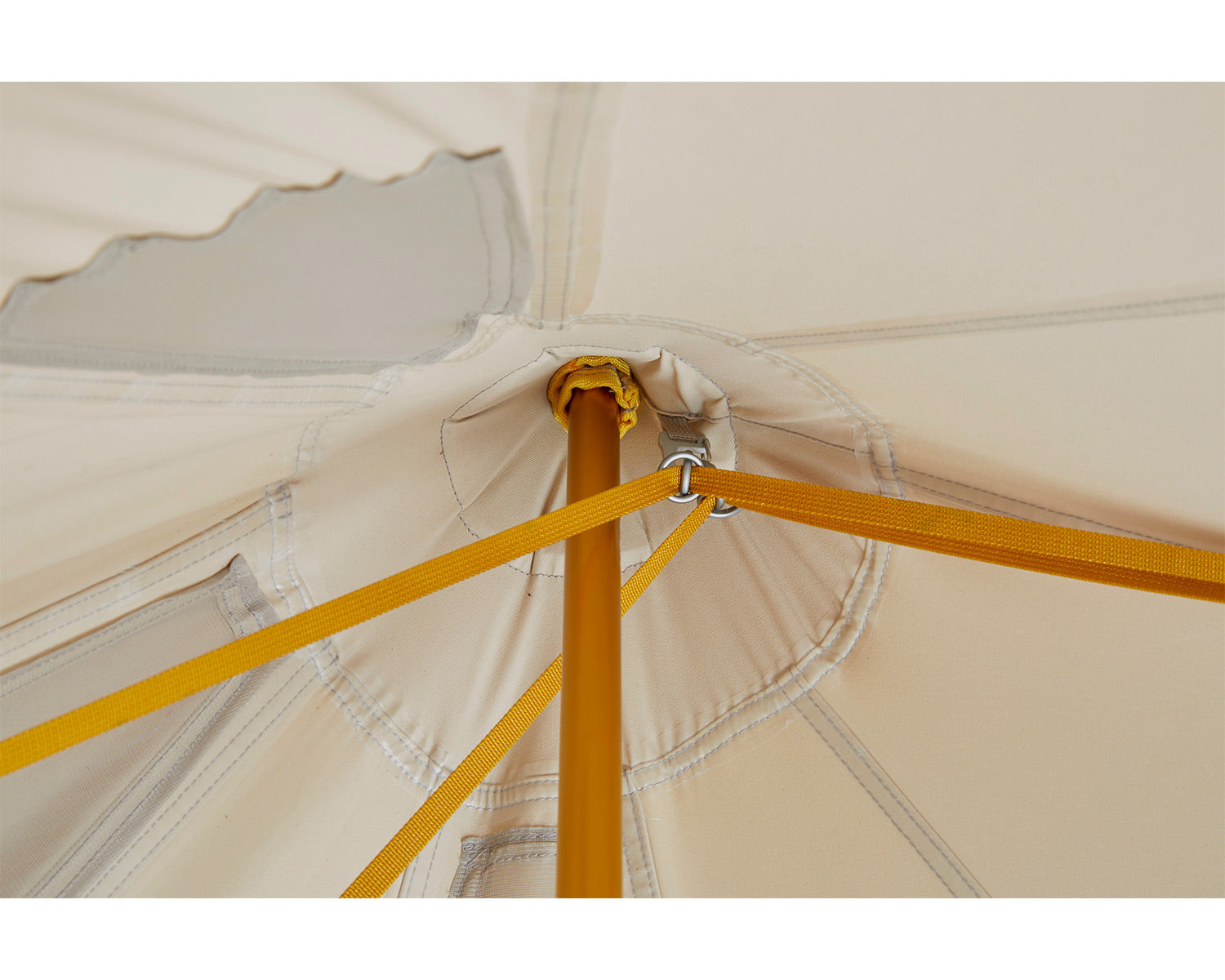 Asgard Tech Mini Glamping Tent Incl. Colour Pack - 2 personer | Mustard Yellow