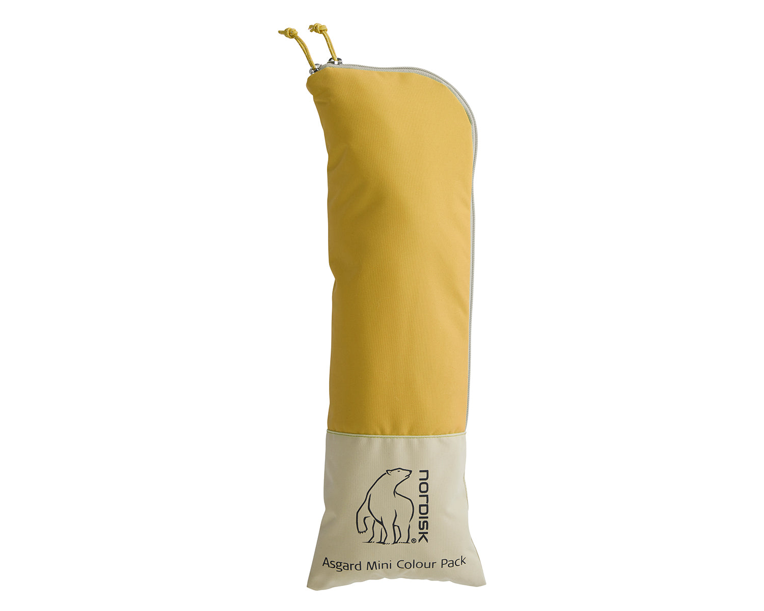 Asgard Tech Mini Glamping Tent Incl. Colour Pack - 2 personer | Mustard Yellow