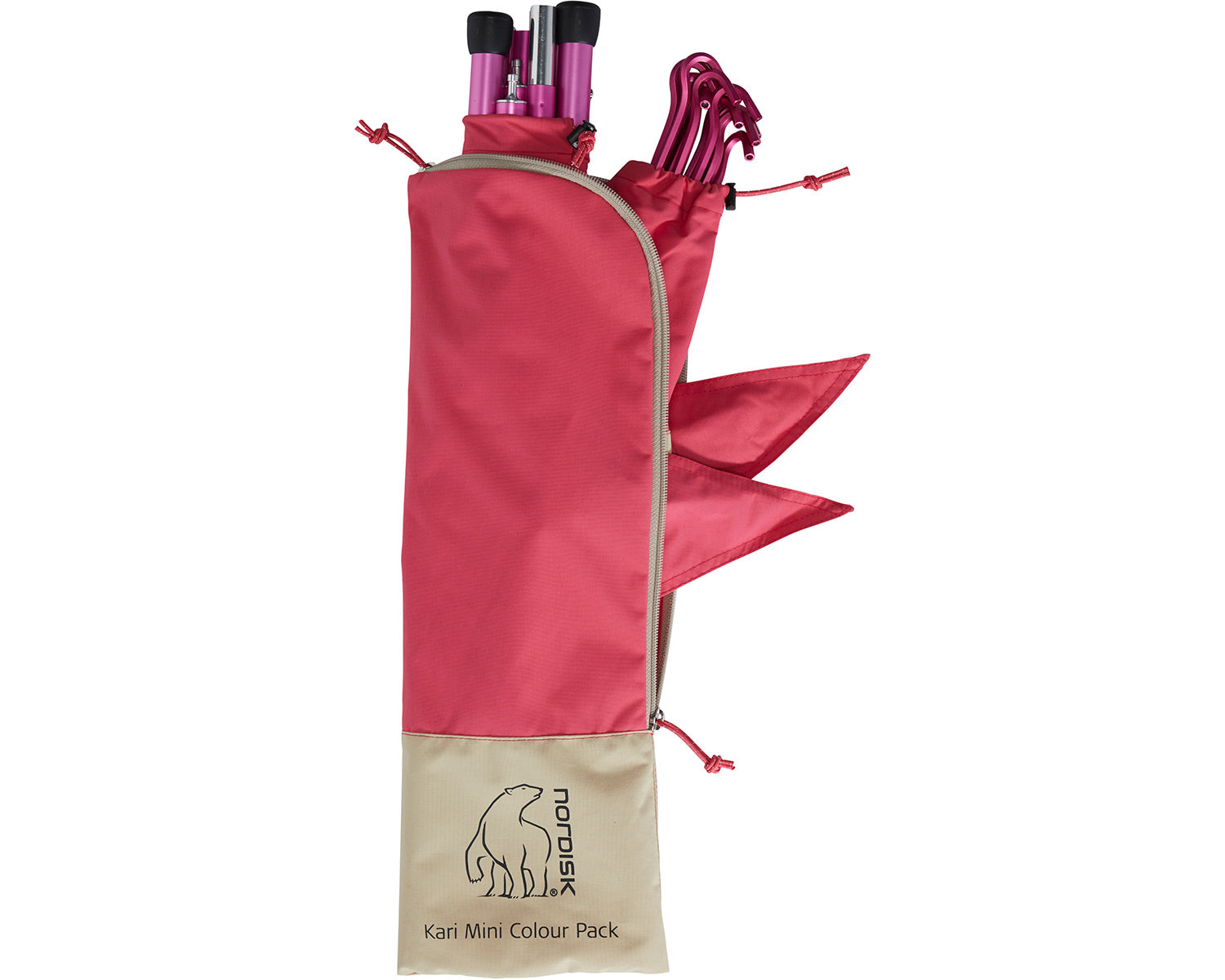 Kari Tech Mini Tarp Incl. Colour Pack - Azalea Cherry Pink