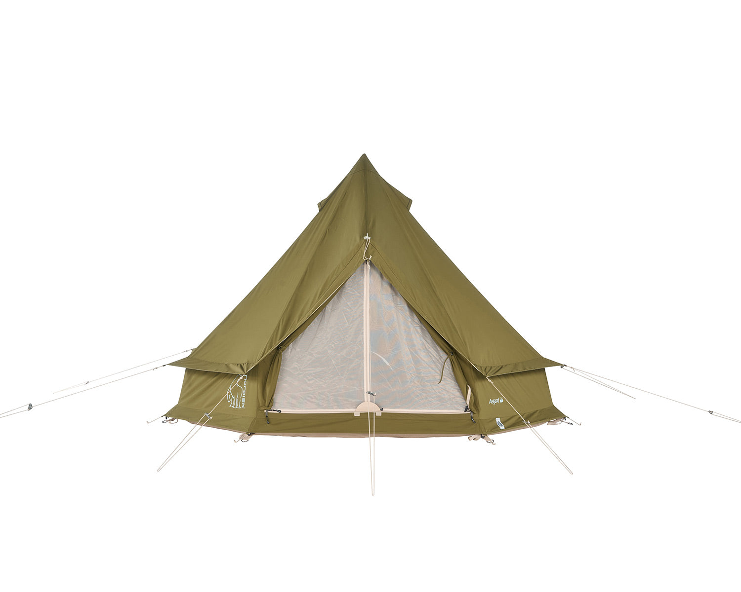 Asgard 7.1 Glampingtelt - 7.1 m² | 3 personer | Green Khaki