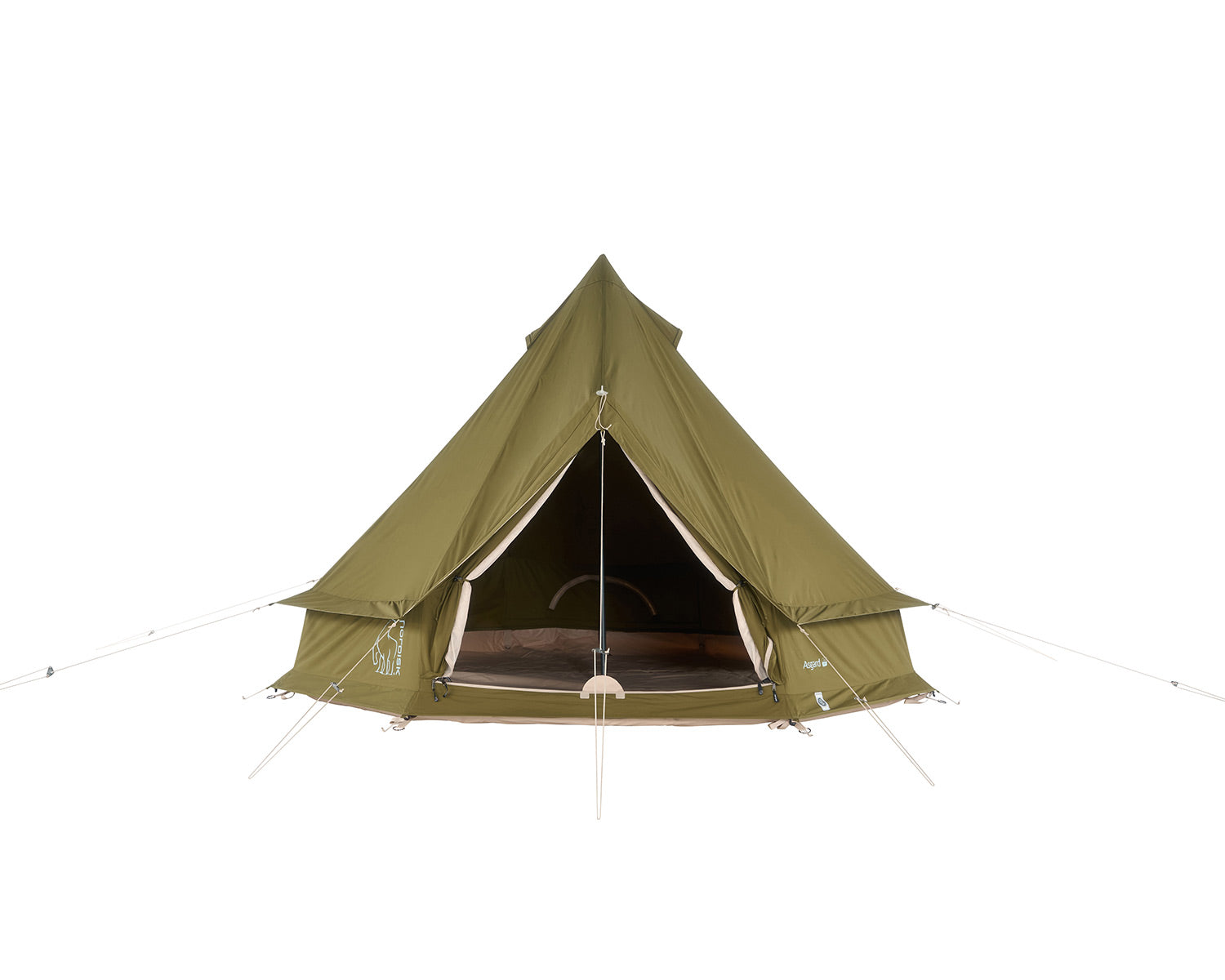 Asgard 7.1 Glampingtelt - 7.1 m² | 3 personer | Green Khaki
