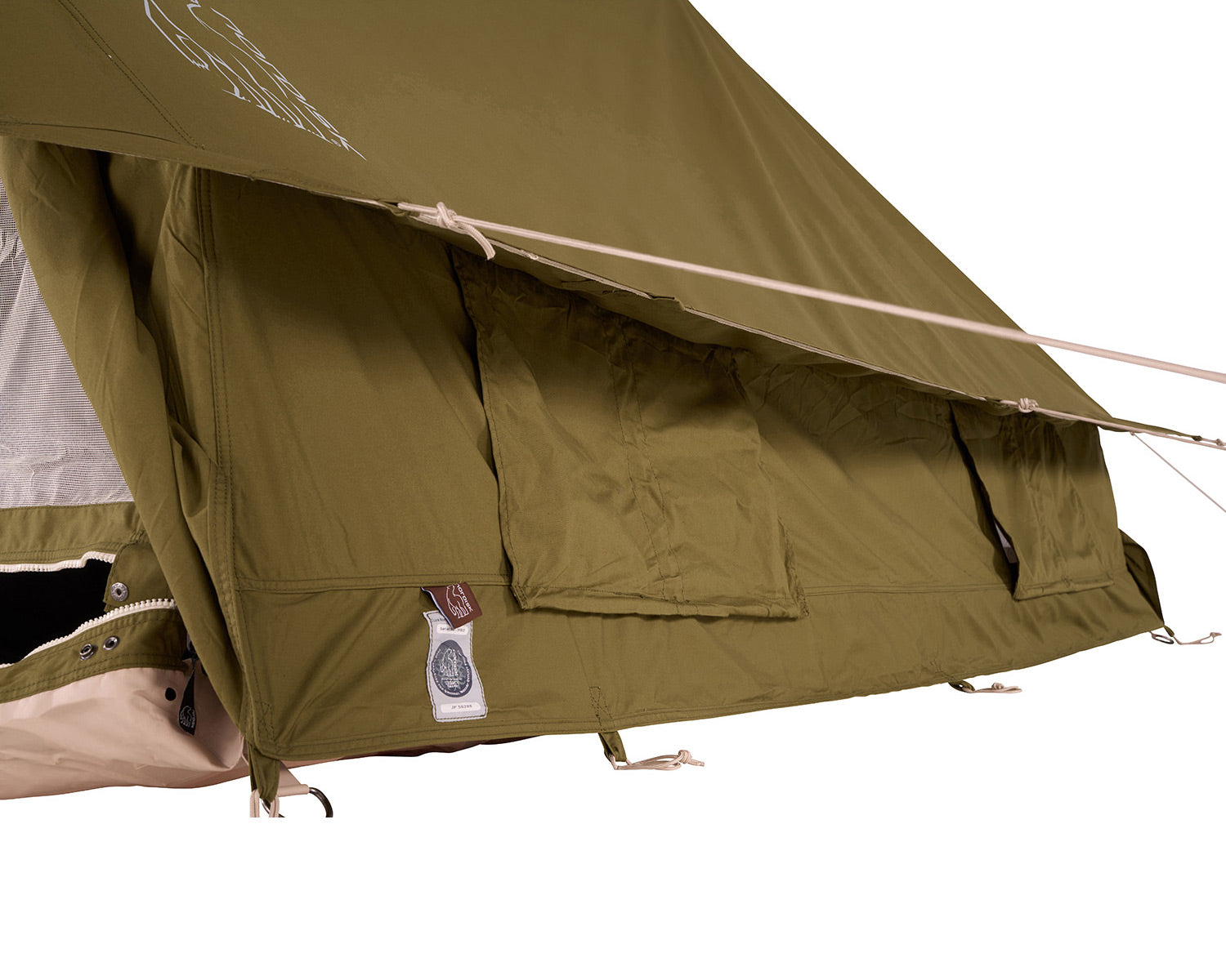 Ydun 5.5 Glampingtelt - 5.5 m² | 4 personer | Green Khaki