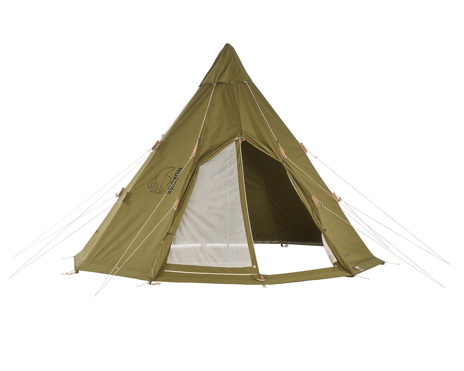 Alfheim 12.6 Glampingtelt - 12.6 m² | 6 personer | Green Khaki