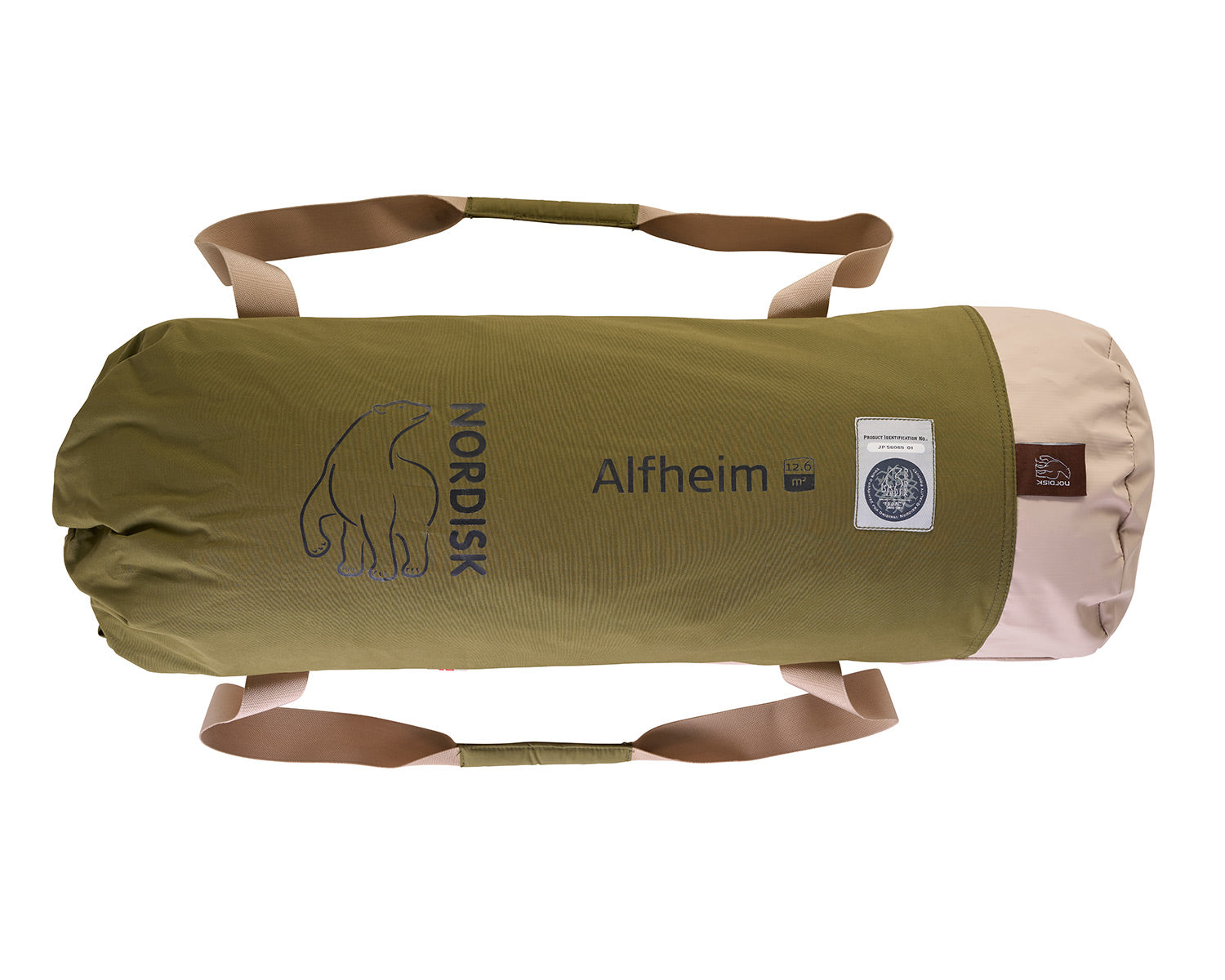 Alfheim 12.6 Glampingtelt - 12.6 m² | 6 personer | Green Khaki