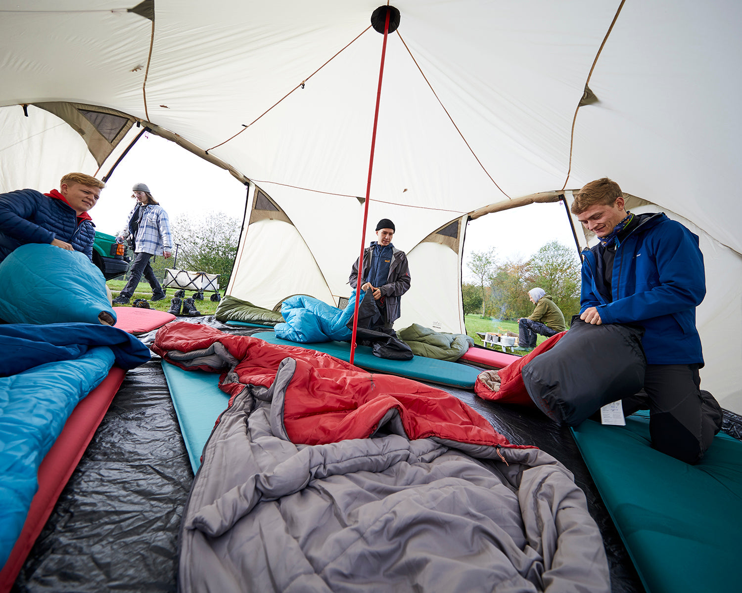 Hattan 3.8 L Self-Infl. Mat, Botanical Garden Grey