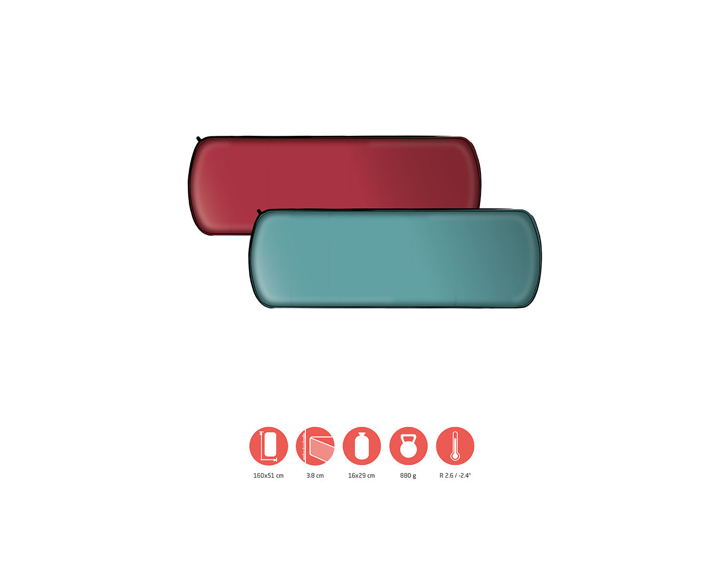 Hattan 3.8 Kids Self-Infl. Mat, Meadowbrook Blue