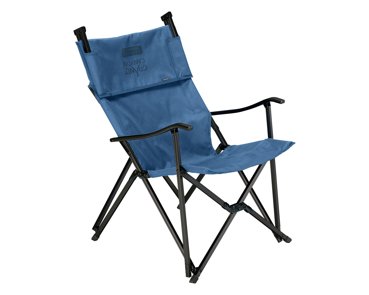 El Tovar Highback Chair, Dark Blue