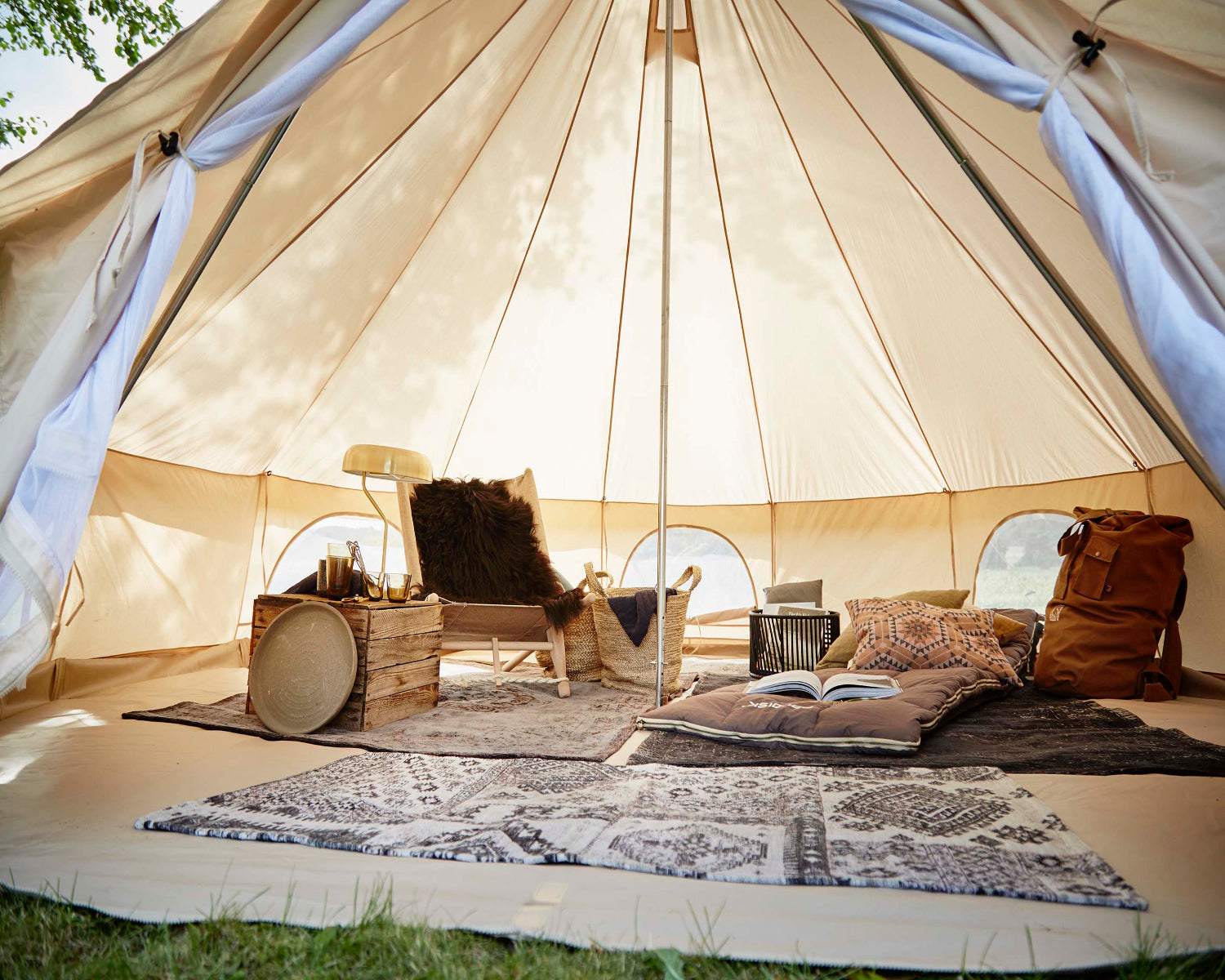 Asgard 12.6 Glampingtelt - 12.6 m² | 6 personer | Sandshell