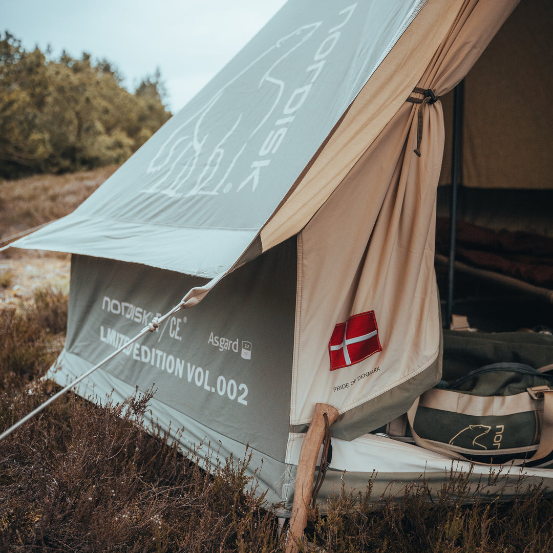 Asgard 7.2 Glampingtelt - 7.2 m² | 3 personer | Sage Green