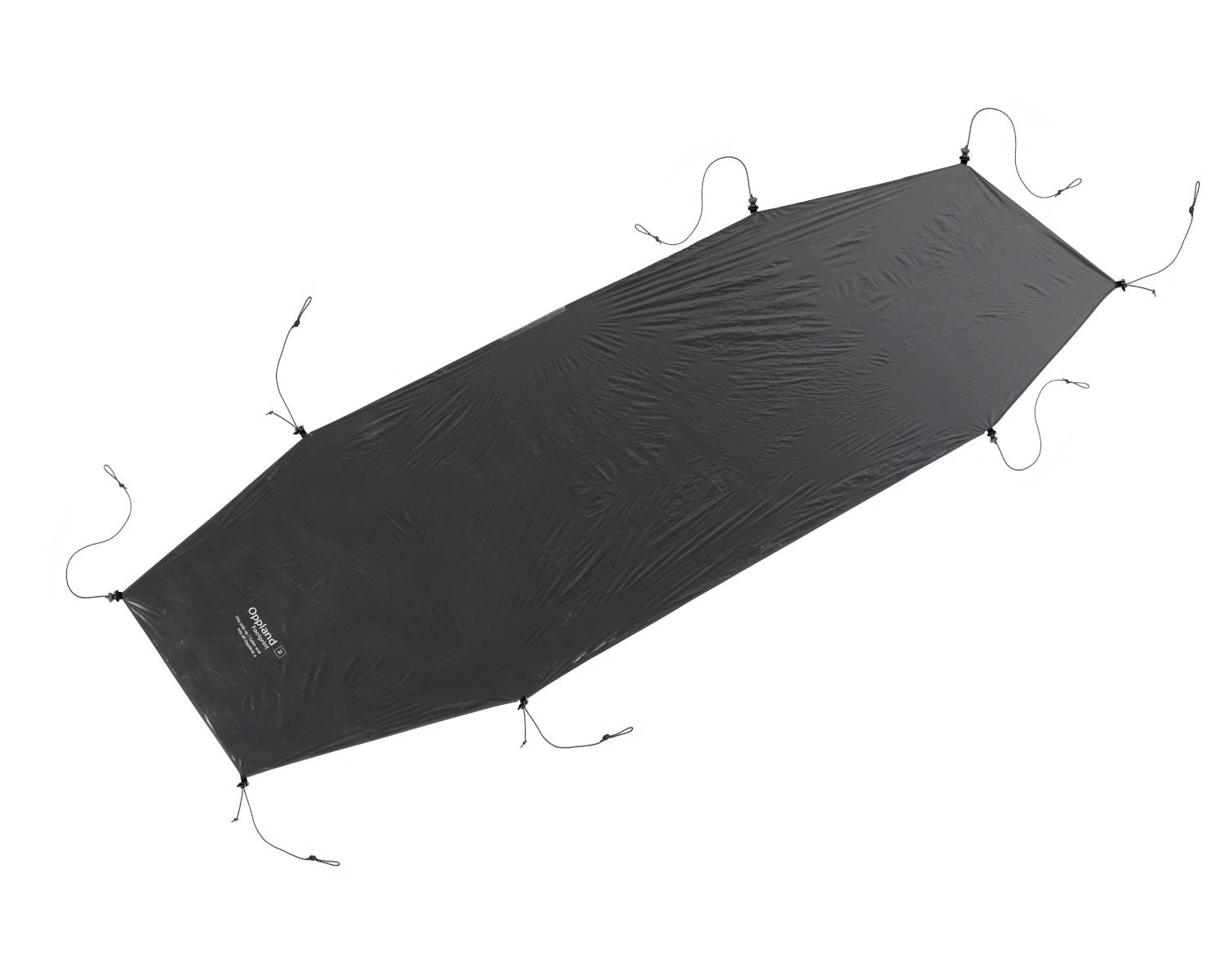 Oppland 2 PU/SI/LW Teltunderlag - Black