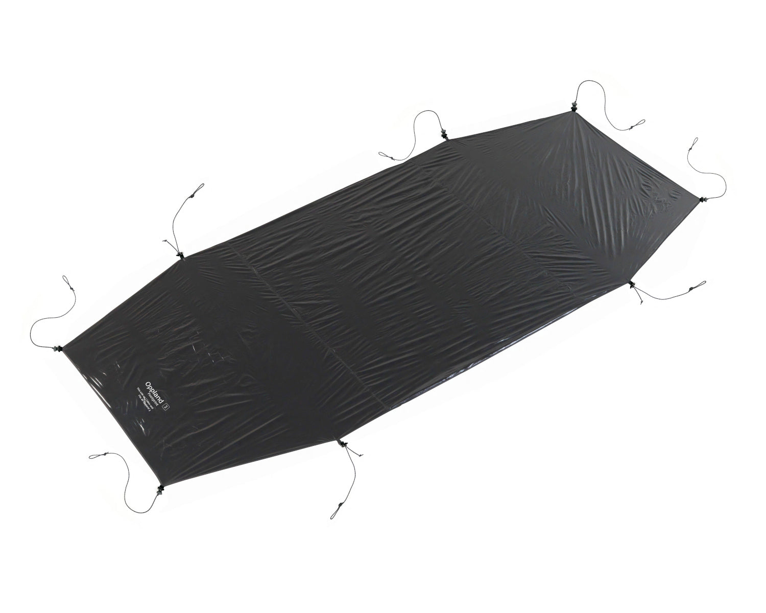 Oppland 3 PU/SI/LW Teltunderlag - Black