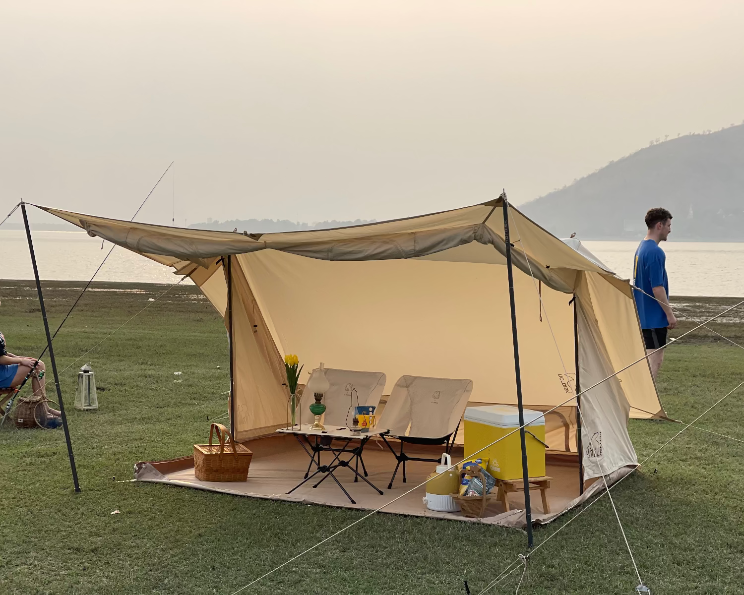 Ydun Sky 5.5 Glampingtelt - 5.5 m² | 4 personer | Sandshell