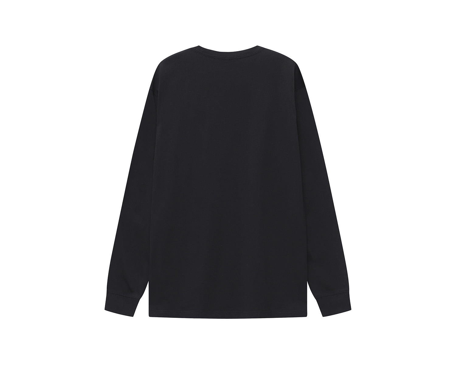 Small Polar Bear Long Sleeve T-Shirt Men's - Black