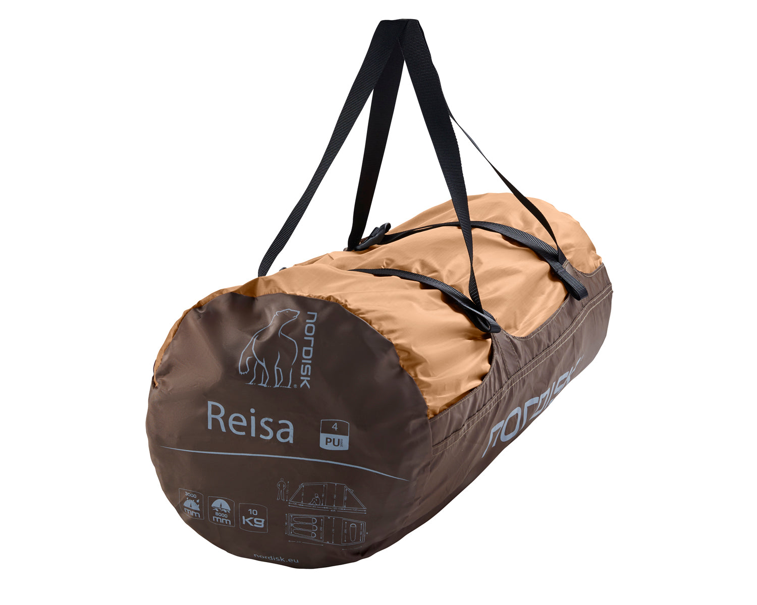 Reisa 4 PU Telt - 4 personer | Cashew Brown