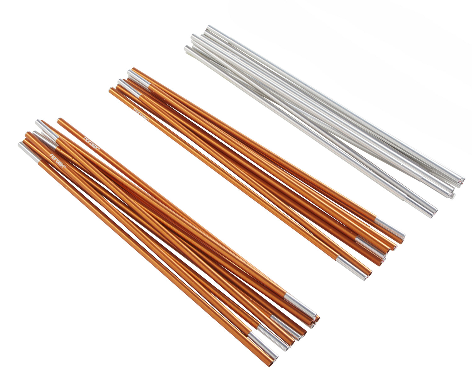 Reisa 4 PU Reservestænger - Aluminium