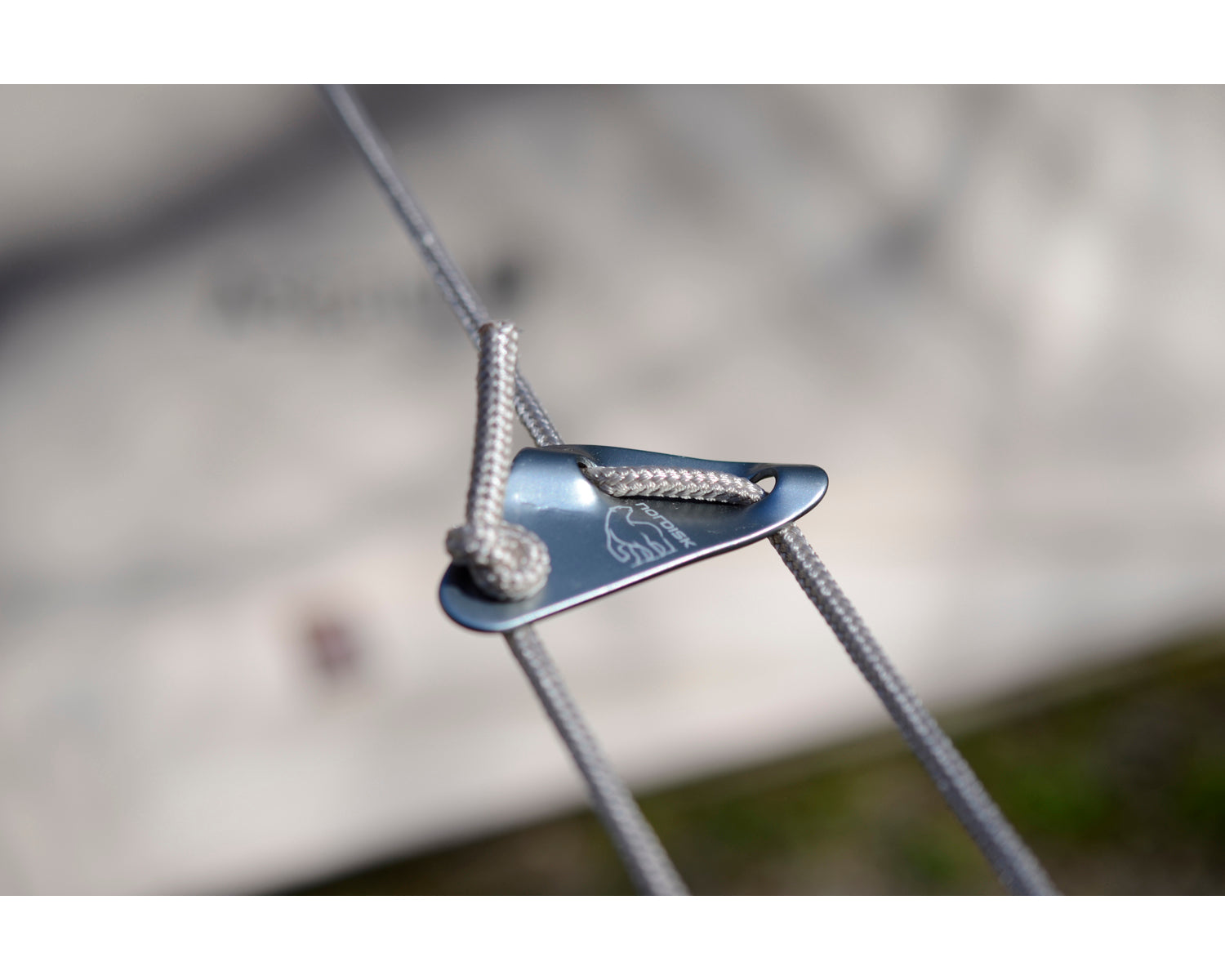 Aluminium Triangular Slider (10 stk.) - Bardunstrammer | Matt Silver