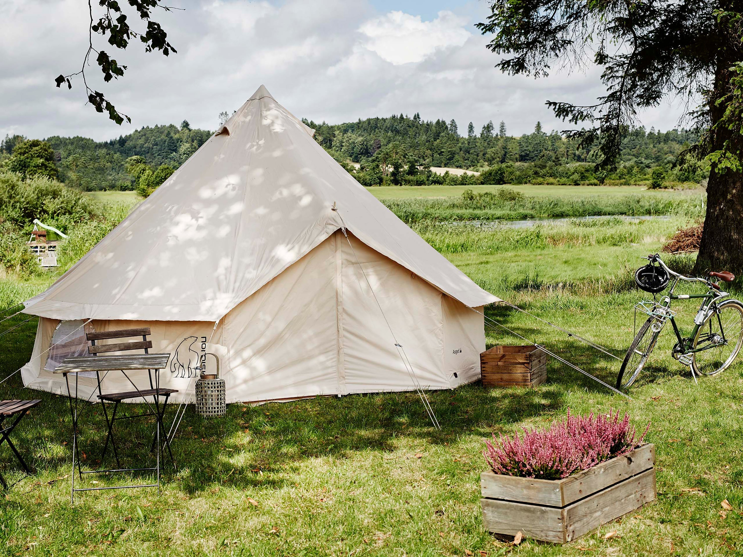 Asgard 12.6 Glampingtelt - 12.6 m² | 6 personer | Sandshell