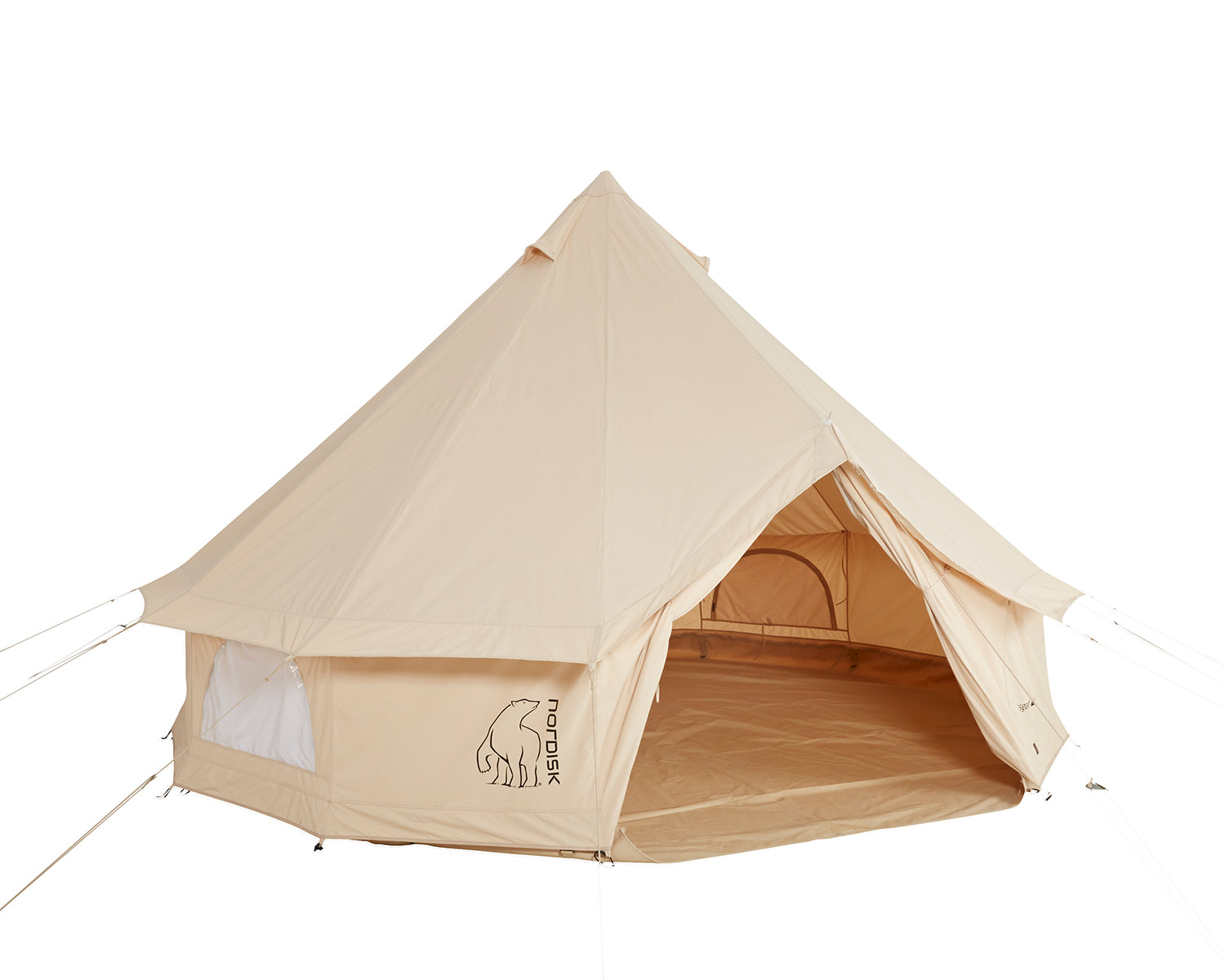Asgard 12.6 Glampingtelt - 12.6 m² | 6 personer | Sandshell