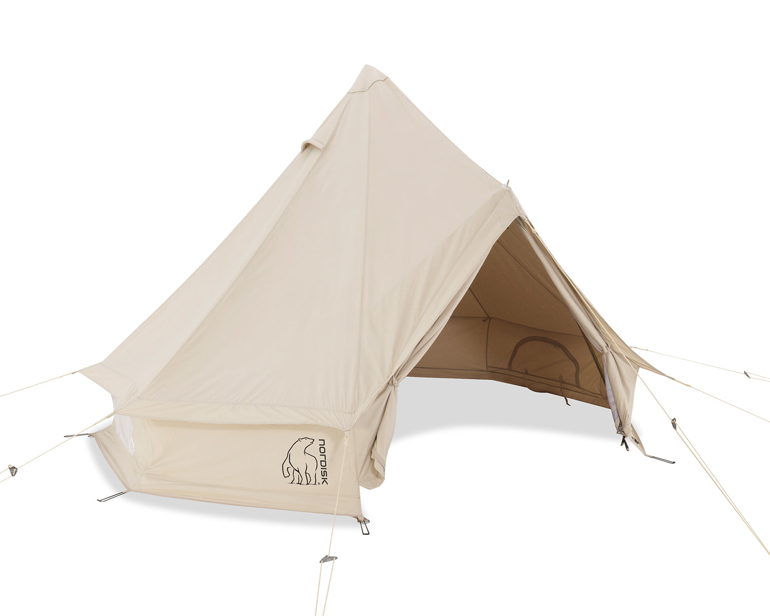 Asgard 19.6 Glampingtelt - 19.6 m² | 8-10 personer | Sandshell