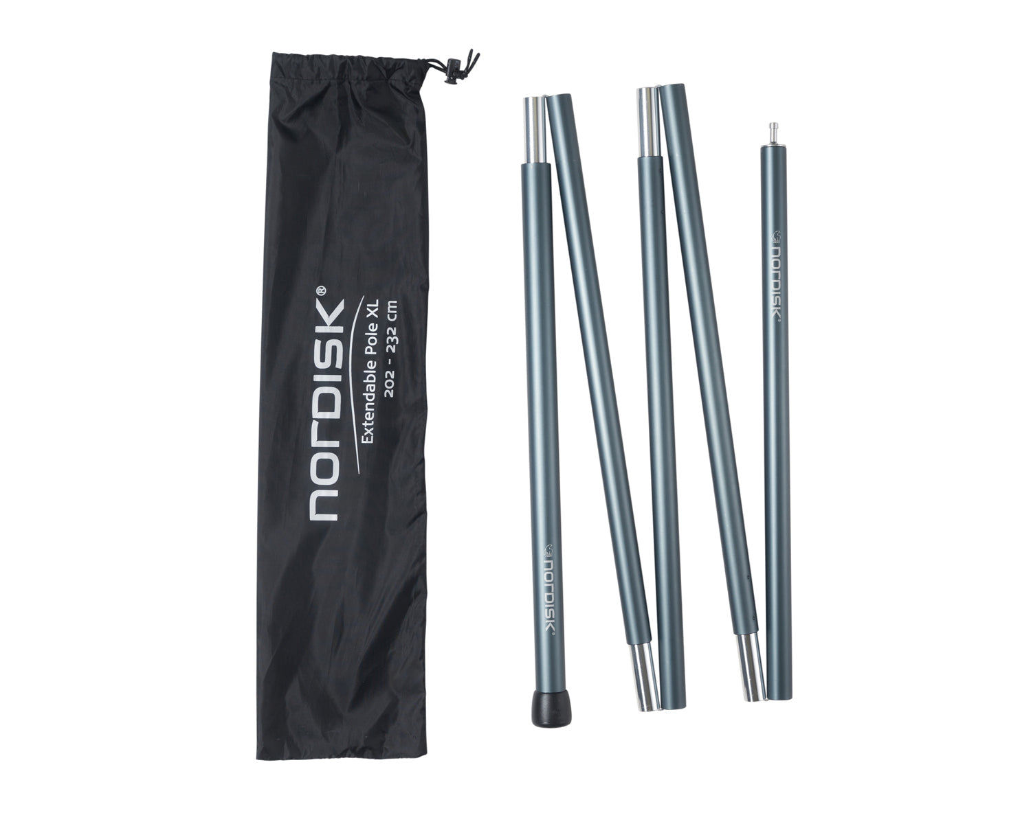 Extendable Pole 202-232 cm - Aluminium