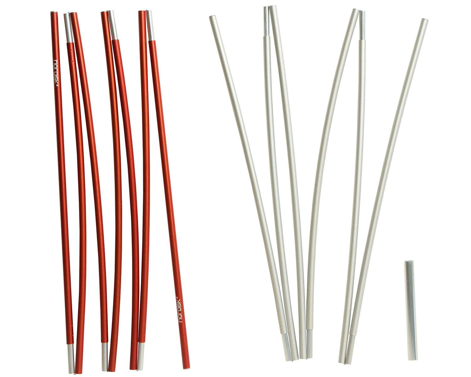 Halland 2 PU (2.0) Reservestænger - Aluminium