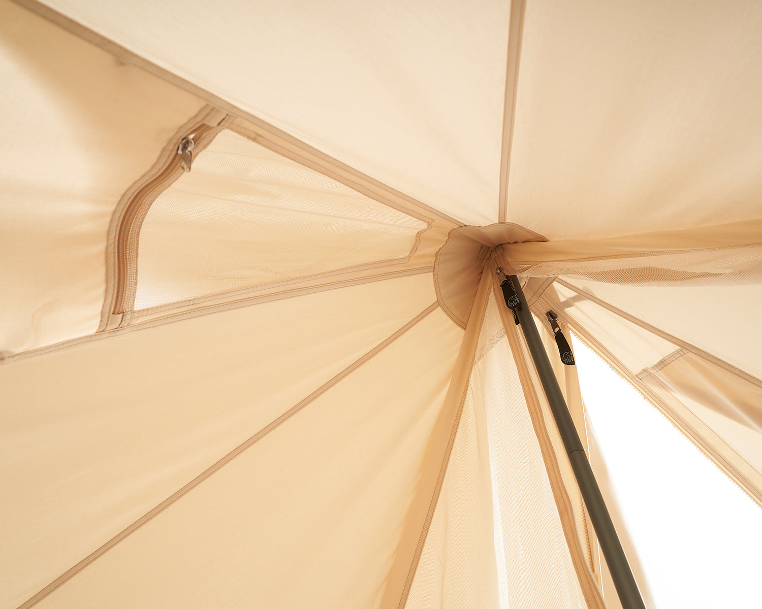 Jarnvid 8 Glampingtelt - 8 m² | 4 personer | Sandshell