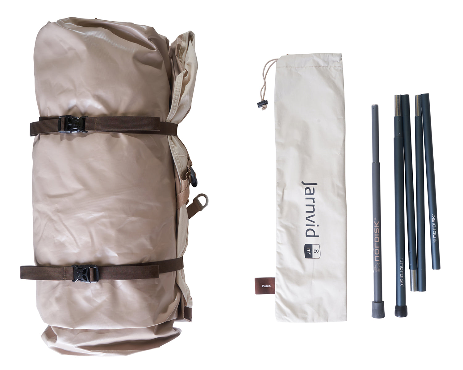 Jarnvid 8 Glampingtelt - 8 m² | 4 personer | Sandshell