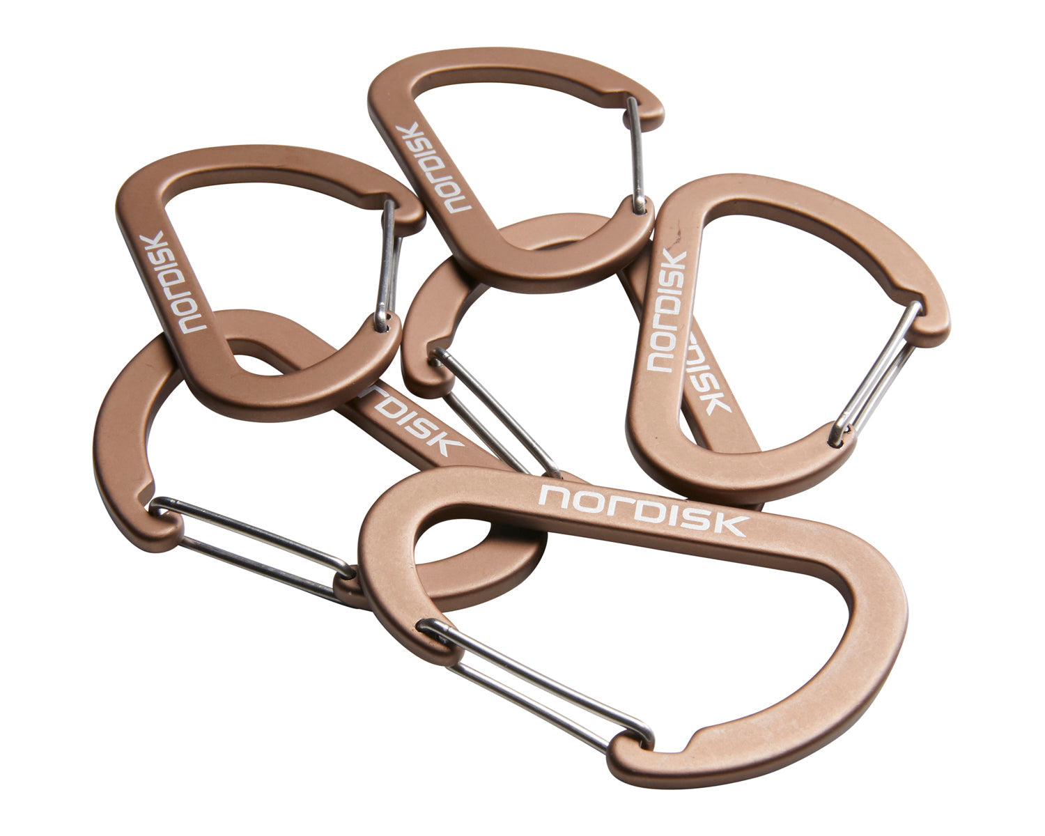 Large Hooks (6 stk.) - Karabinhager | Dachshund Chocolate