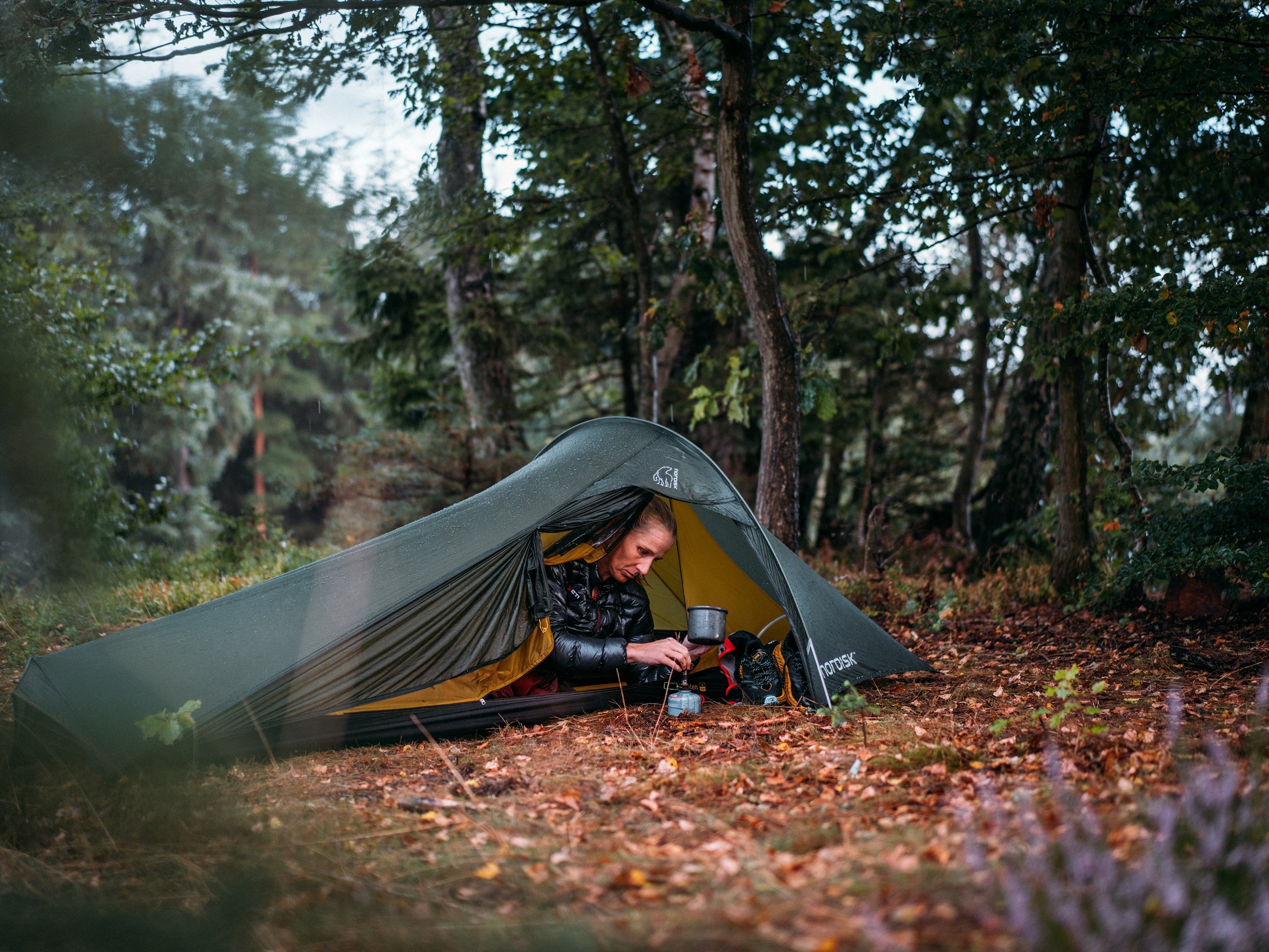 Lofoten 1 ULW Telt - 1 person | Forest Green
