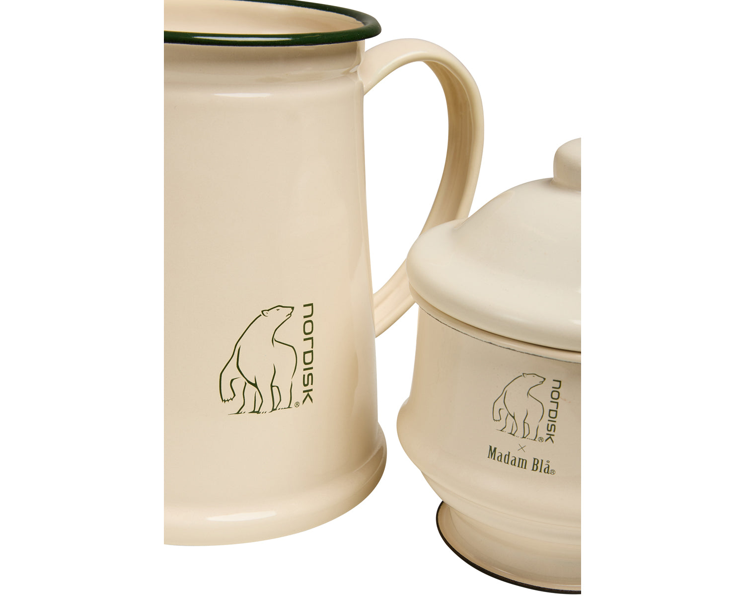 Madam Blå Kaffekande - Cream
