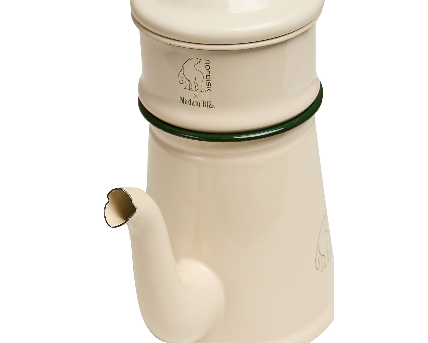 Madam Blå Kaffekande - Cream
