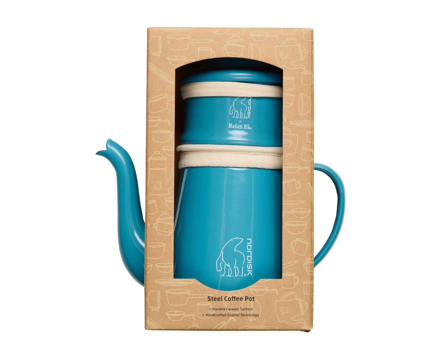 Madam Blå Kaffekande - Sky Blue