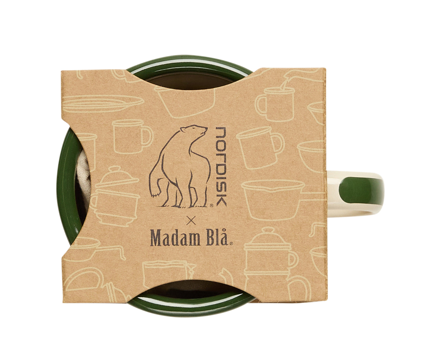 Madam Blå Kop 350ml - Cream